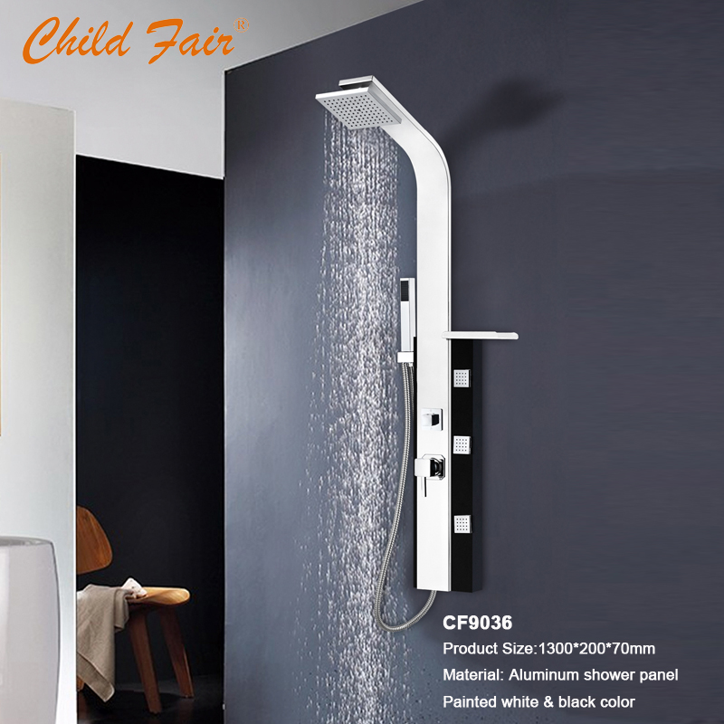 Душевая панель для ванной комнаты CF9036, Алюминиевая душевая панель, Массажная душевая панель